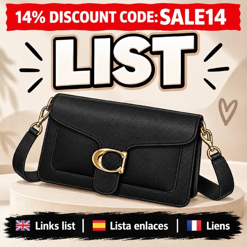💫   C0ACH bags list