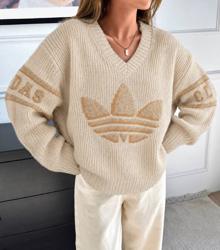 adidas knit jumper