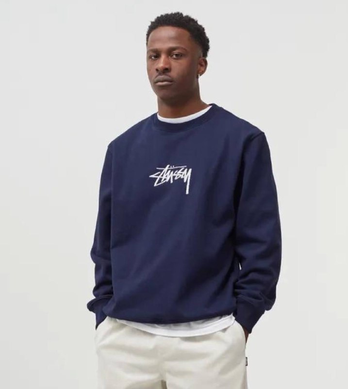 Stüssy navy sweatshirt