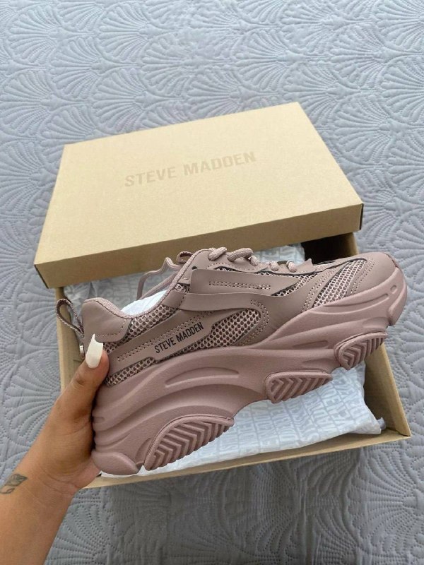 Steve Madden pink trainers