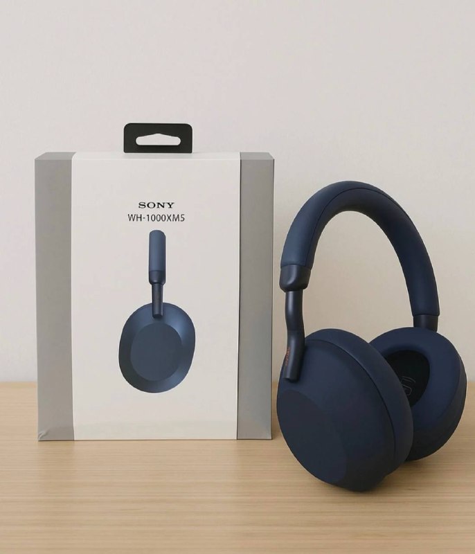 Sony WH blue headphones