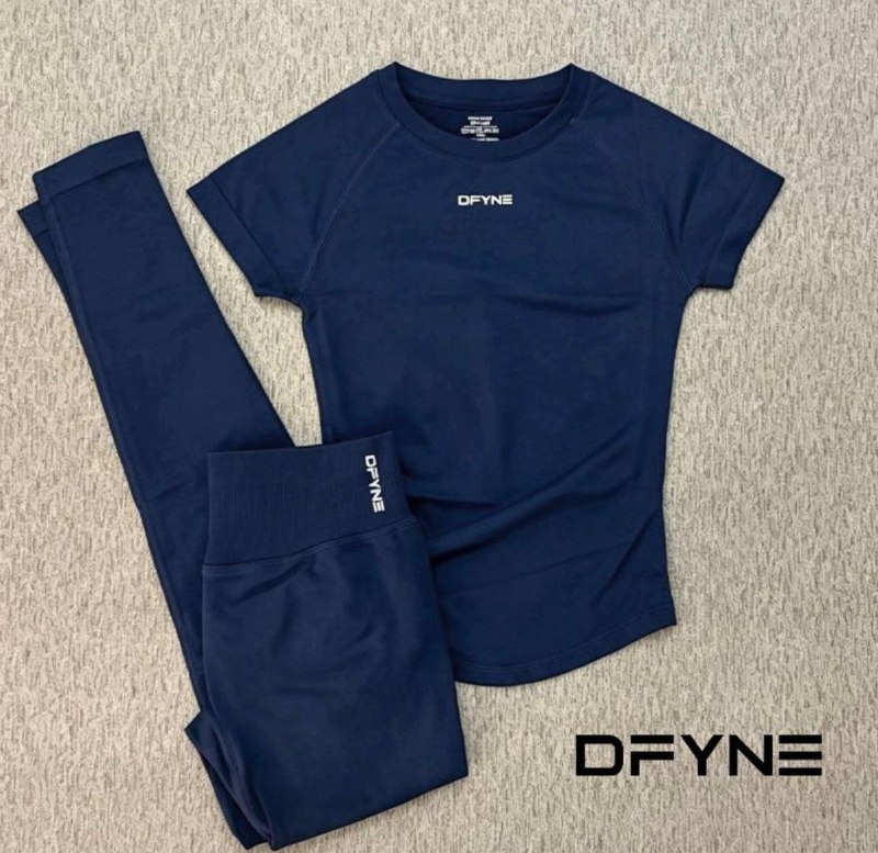 DFYNE blue activewear set