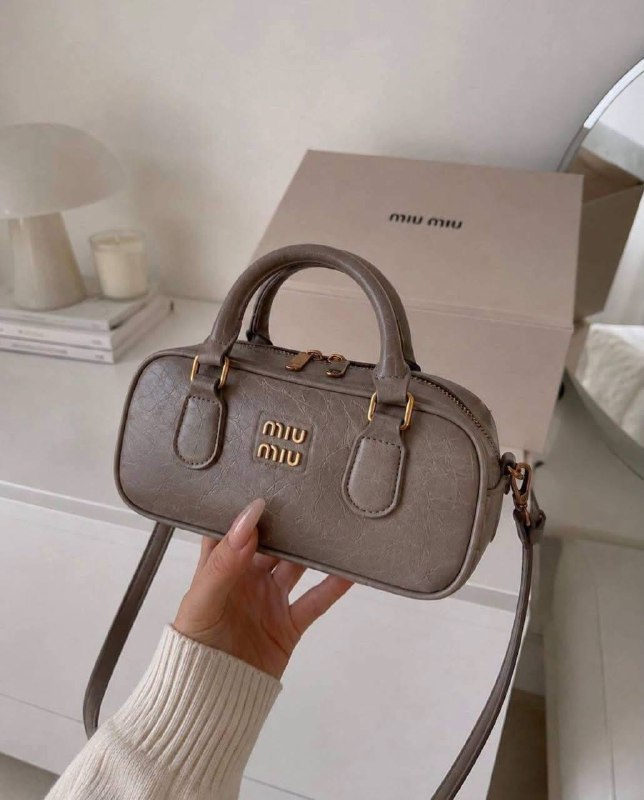 MIU MIU taupe handbag