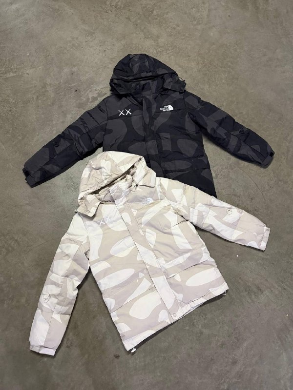 The North Face x KAWS camouflage jacket