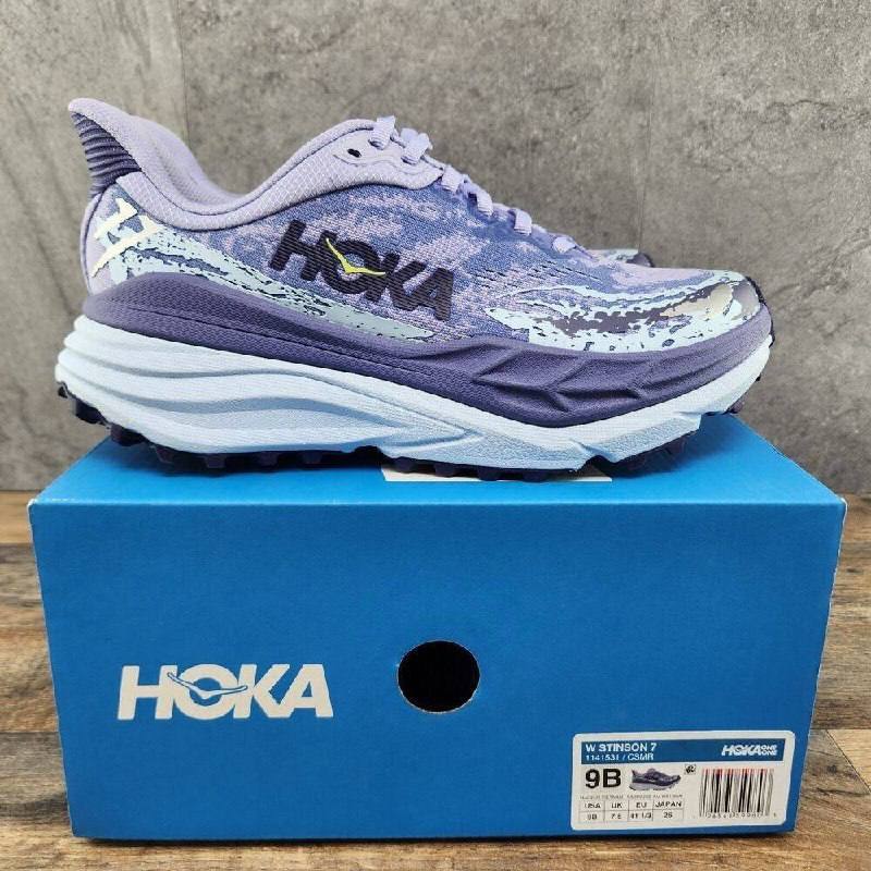 HOKA purple trainers