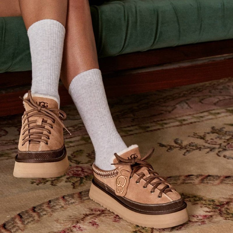 UGG Heritage lace-up clogs