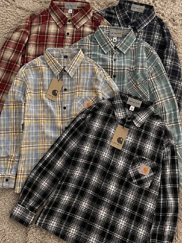 Carhartt checked shirts