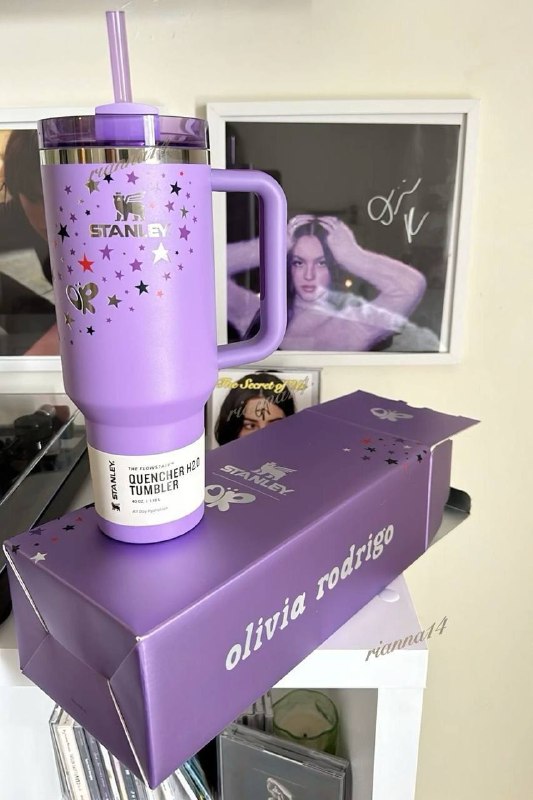 Stanley x Olivia Rodrigo purple tumbler