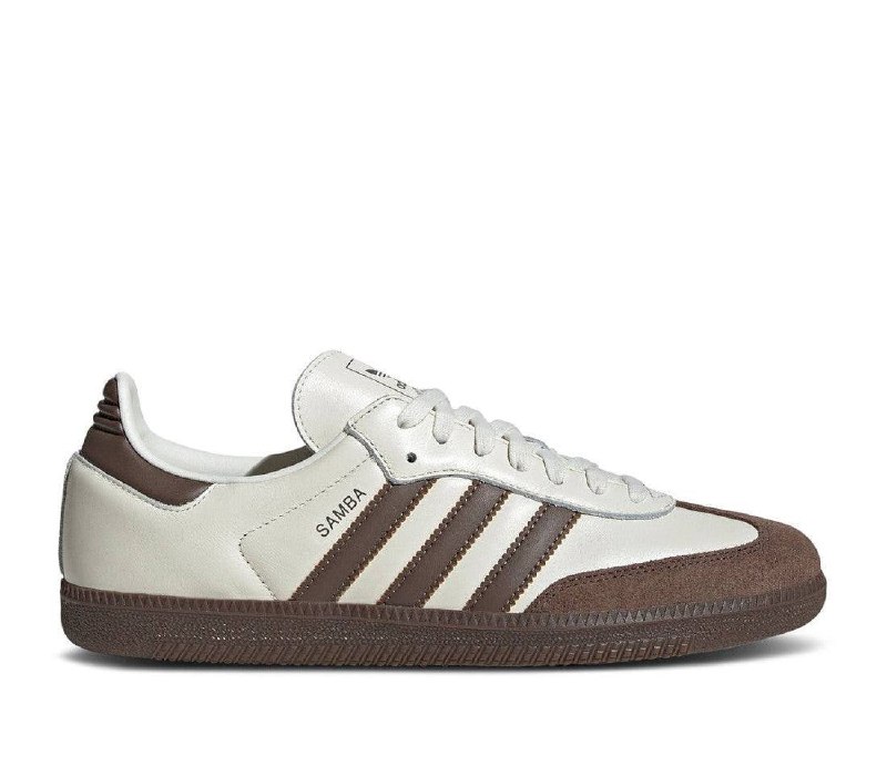 adidas Samba classic brown and cream trainers