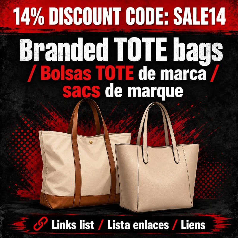 ❤️ TOTE bags list