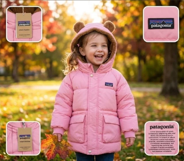Patagonia kids puffer coat