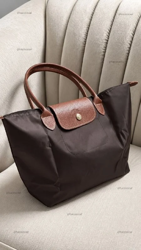 Longchamp brown tote bag