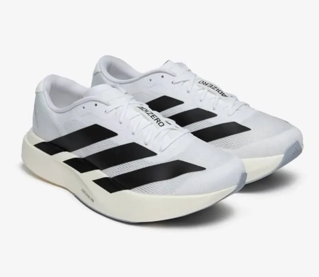 adidas Adizero white trainers