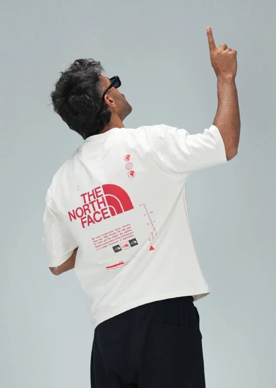 The North Face white graphic T-shirt