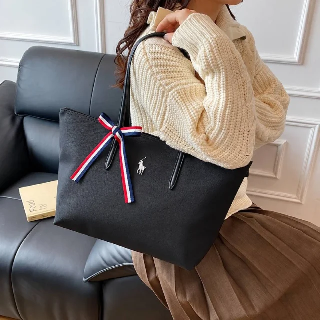 Polo Ralph Lauren black tote bag