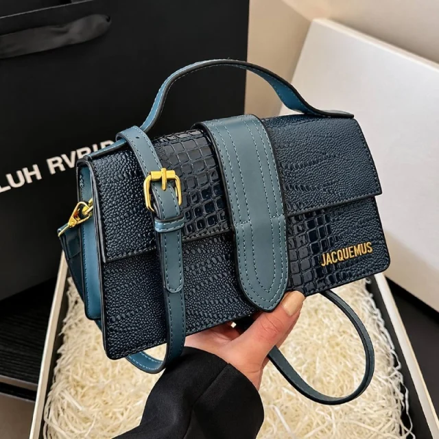 Jacquemus black buckle shoulder bag