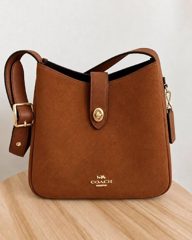 Coach tan bucket shoulder bag